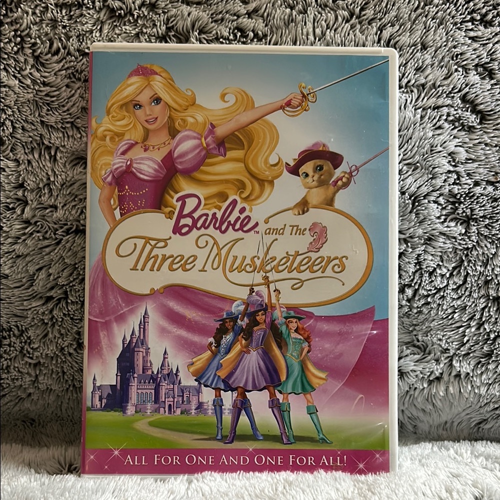 Universal Barbie and The Three Musketeers DVD - Pink and Purple